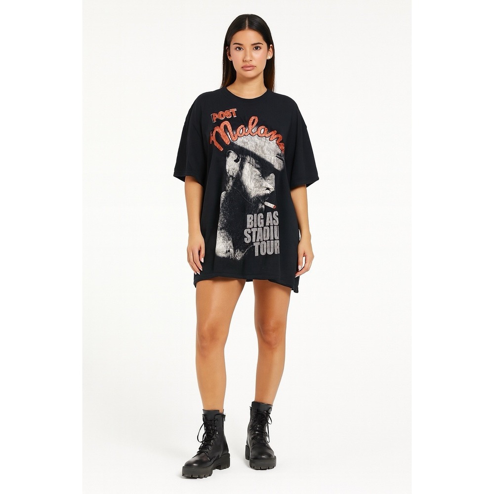 Official Authentic Post Malone Big Ass Stadium 2025 Tour merchandise OS Oversize